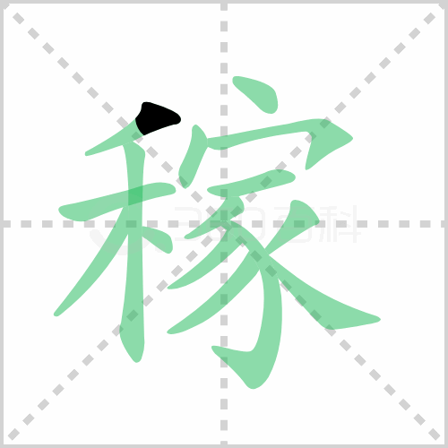 稼组词 解答稼组词有哪些与稼的笔顺怎么写！