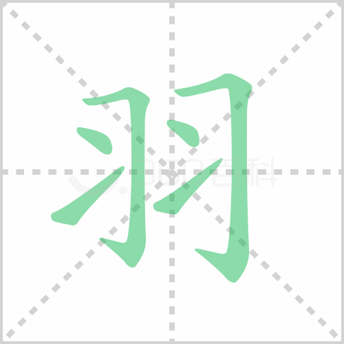 羽组词 解答羽组词有哪些与羽的笔顺怎么写！