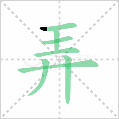 弄组词 解答弄组词有哪些与弄的笔顺怎么写！