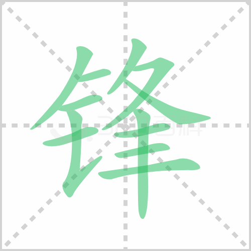 锋组词 解答锋组词有哪些与锋的笔顺怎么写！