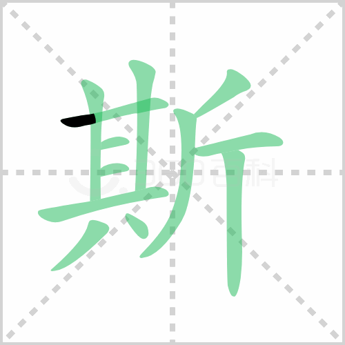 斯组词 解答斯组词有哪些与斯的笔顺怎么写！