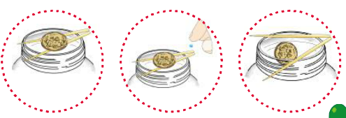 简单的儿童物理小实验:自己落水的硬币【吸水膨胀小实验】