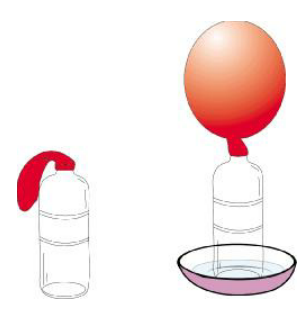 简单的儿童物理小实验：不用嘴吹就变大的气球【热胀冷缩小实验】
