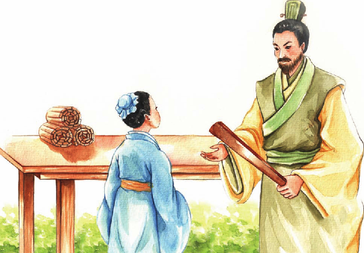 中国名人故事:巧训小偷的司马迁插图 中国名人故事:巧训小偷的司马迁
