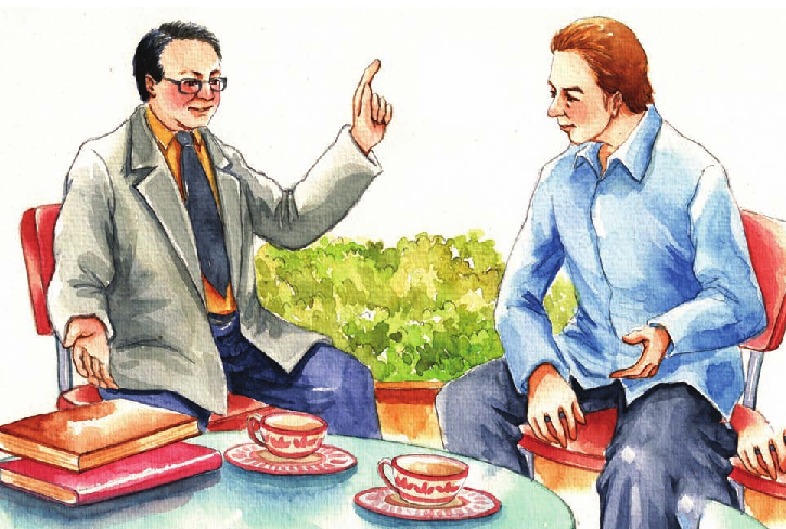 中国名人故事:“不为学位,只为学问”的金庸插图 中国名人故事:“不为学位,只为学问”的金庸