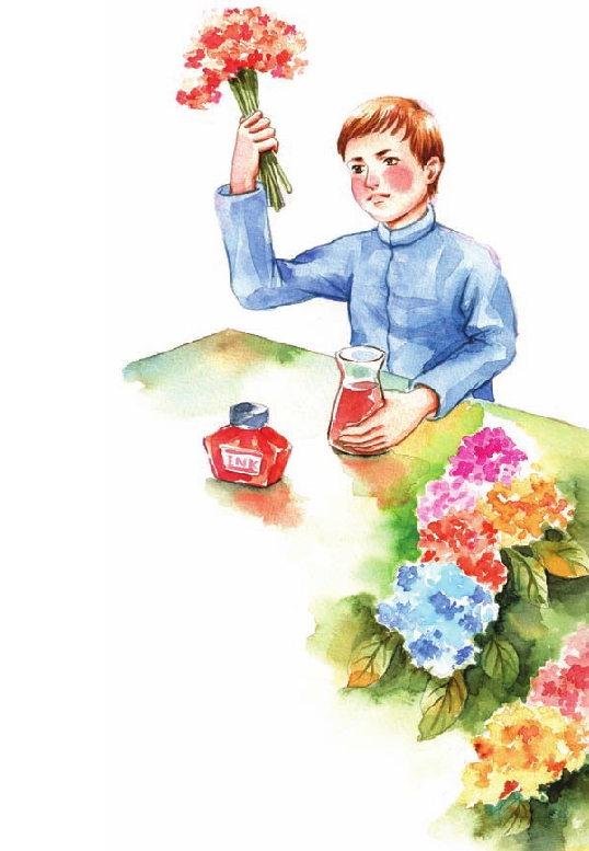 外国名人故事:让报春花变红的达尔文插图 外国名人故事:让报春花变红的达尔文