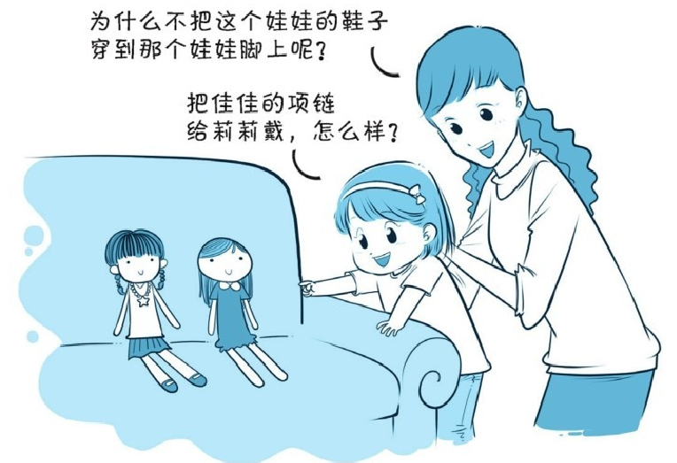 培养注意力的小游戏：给娃娃换装