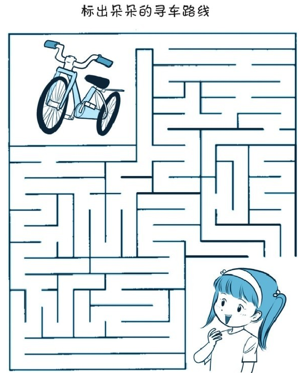 培养注意力的小游戏:纸上迷宫游戏插图1 培养注意力的小游戏:纸上迷宫游戏