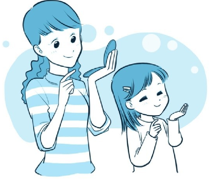 培养注意力的小游戏:神奇的镜子游戏插图2 培养注意力的小游戏:神奇的镜子游戏