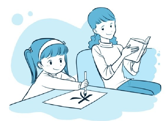 培养注意力的小游戏:练大字与打手背插图1 培养注意力的小游戏:练大字与打手背