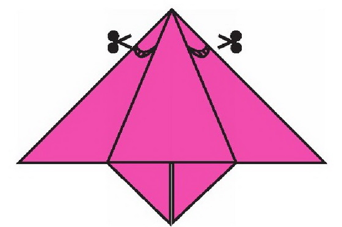 蝙蝠折纸教程（步骤图解——简单易做）