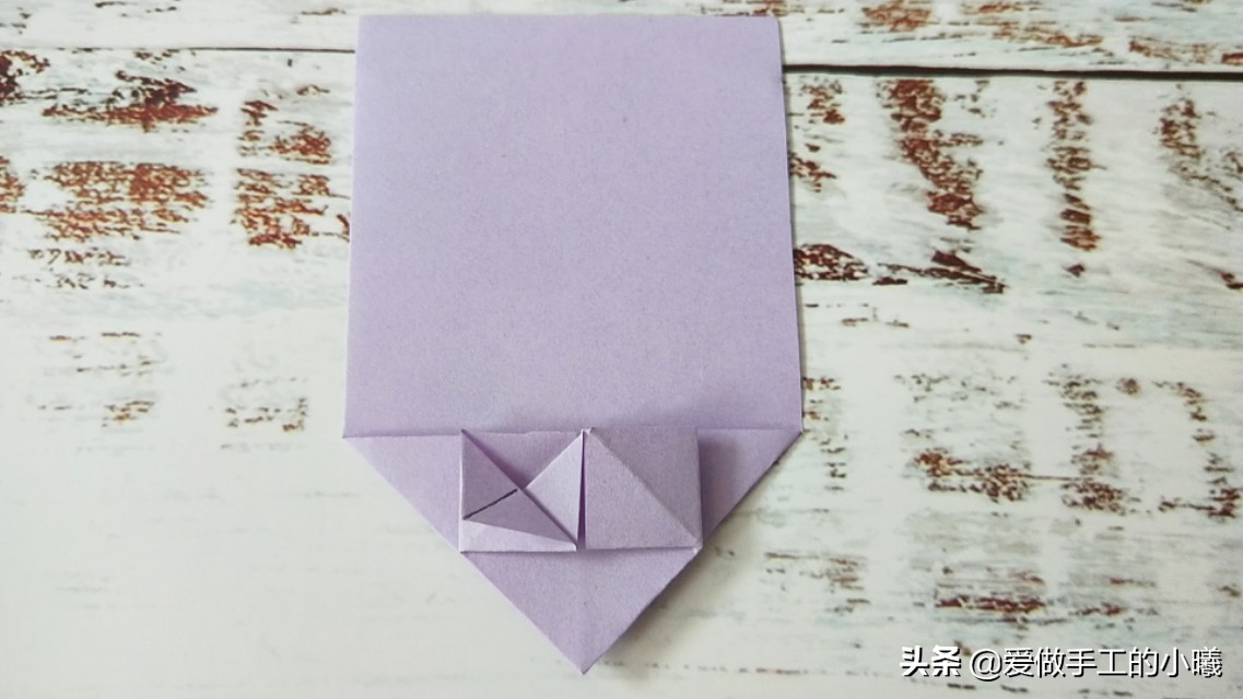 爱心的折法步骤图，爱心折纸教程简单又好看（一张纸折出五颗爱心）