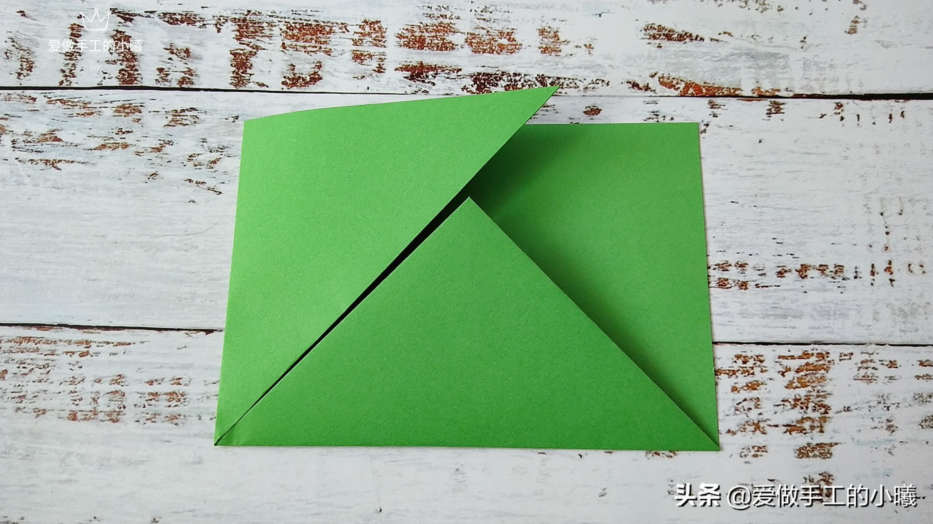 折纸教程：唯美的树叶信封，信封怎么折简单又漂亮