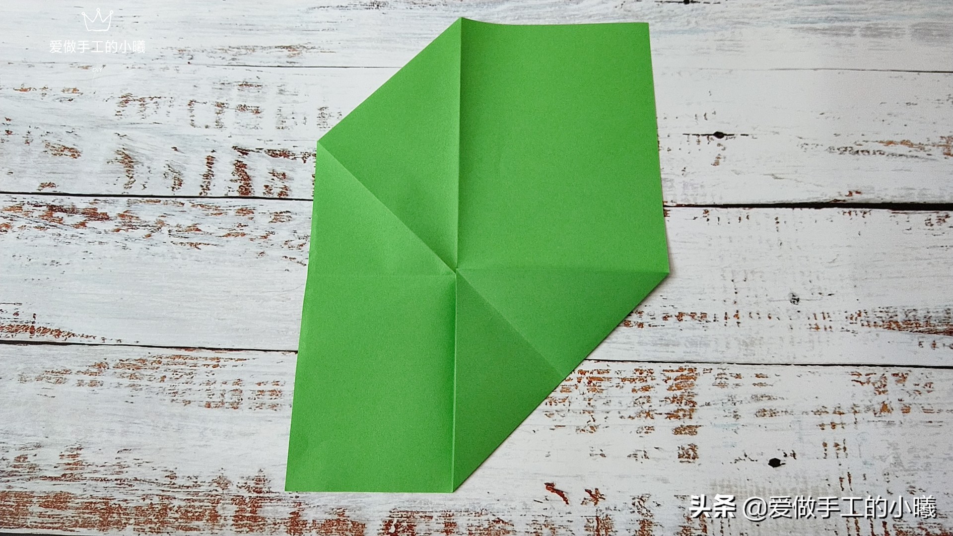 折纸教程：唯美的树叶信封，信封怎么折简单又漂亮