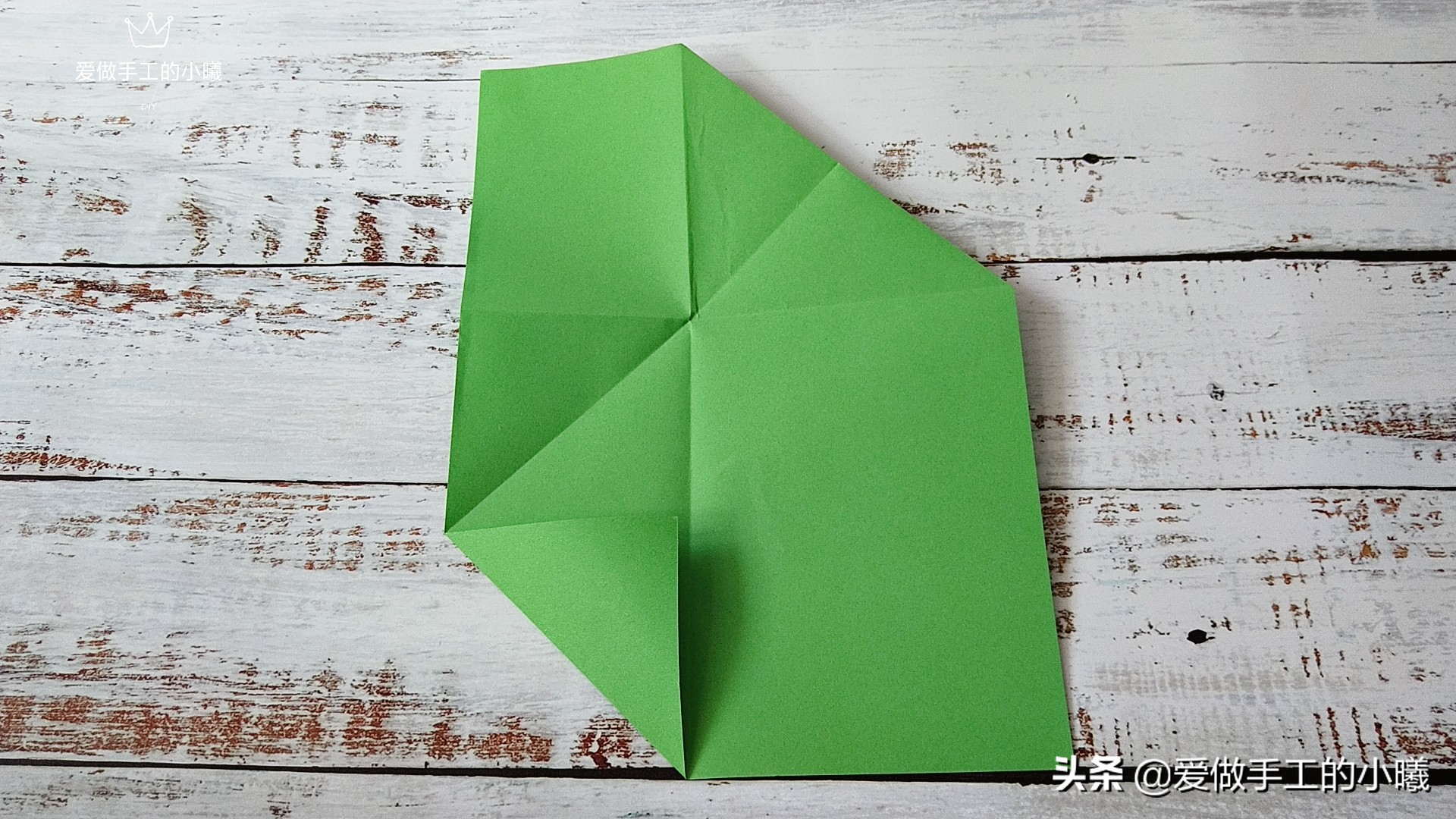 折纸教程：唯美的树叶信封，信封怎么折简单又漂亮