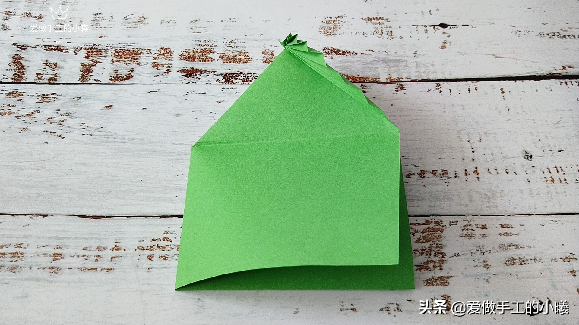 折纸教程：唯美的树叶信封，信封怎么折简单又漂亮