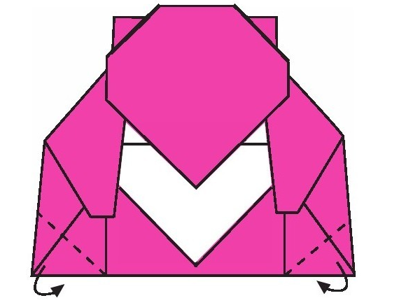 小浣熊折纸教程：小浣熊怎么折？（可爱的浣熊折纸）