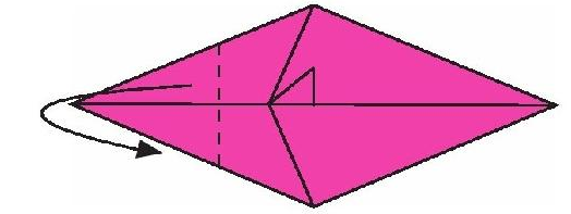 老鼠折纸教程:老鼠怎么折?(老鼠爱吃米折纸)插图3 老鼠折纸教程:老鼠怎么折?(老鼠爱吃米折纸)