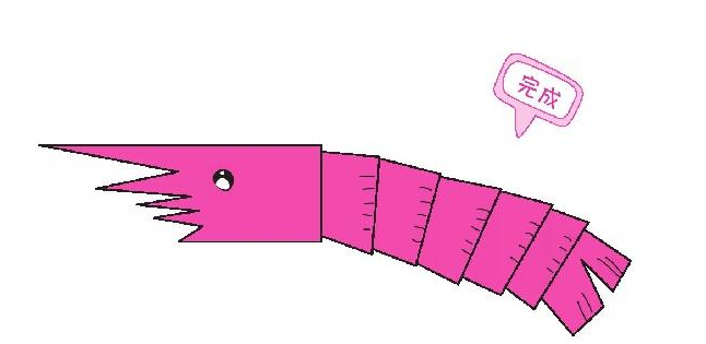 小龙虾折纸教程：小龙虾怎么折？（可爱小龙虾折纸）