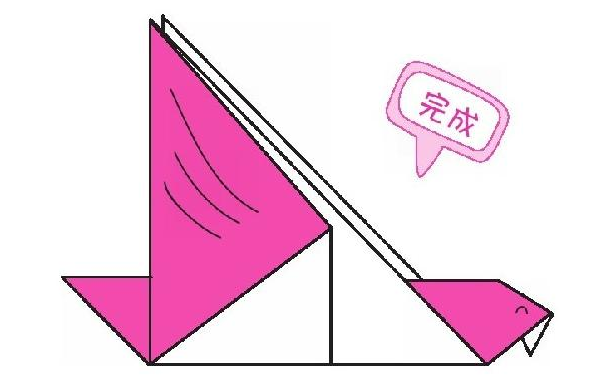 鸽子折纸教程：鸽子怎么折？（展翅的鸽子折纸）