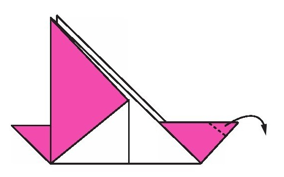 鸽子折纸教程:鸽子怎么折?(展翅的鸽子折纸)插图5 鸽子折纸教程:鸽子怎么折?(展翅的鸽子折纸)