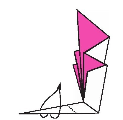 孔雀折纸教程:孔雀怎么折?(开屏的孔雀折纸)插图7 孔雀折纸教程:孔雀怎么折?(开屏的孔雀折纸)