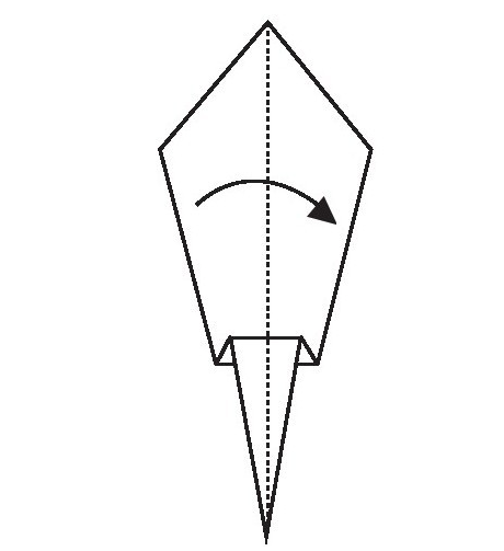 孔雀折纸教程:孔雀怎么折?(开屏的孔雀折纸)插图5 孔雀折纸教程:孔雀怎么折?(开屏的孔雀折纸)