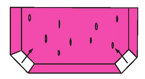 西瓜折纸教程:西瓜怎么折?(西瓜真解渴折纸)插图8 西瓜折纸教程:西瓜怎么折?(西瓜真解渴折纸)