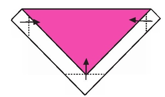 西瓜折纸教程:西瓜怎么折?(西瓜真解渴折纸)插图5 西瓜折纸教程:西瓜怎么折?(西瓜真解渴折纸)