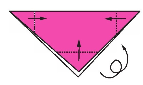 西瓜折纸教程:西瓜怎么折?(西瓜真解渴折纸)插图2 西瓜折纸教程:西瓜怎么折?(西瓜真解渴折纸)