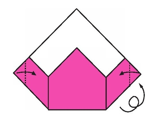 洋葱折纸教程：洋葱怎么折？（紫色小洋葱折纸）