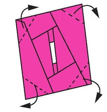 玫瑰花折纸教程：玫瑰花怎么折？（爱的玫瑰花折纸）