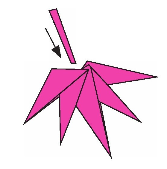 枫叶折纸教程:枫叶怎么折?(枫叶像手掌折纸)插图12 枫叶折纸教程:枫叶怎么折?(枫叶像手掌折纸)