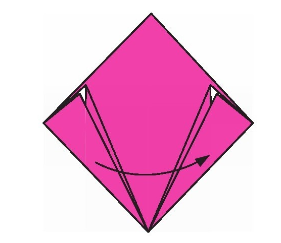 桃花折纸教程：桃花怎么折？（美丽桃花开折纸）