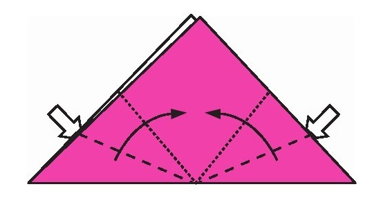 桃花折纸教程：桃花怎么折？（美丽桃花开折纸）