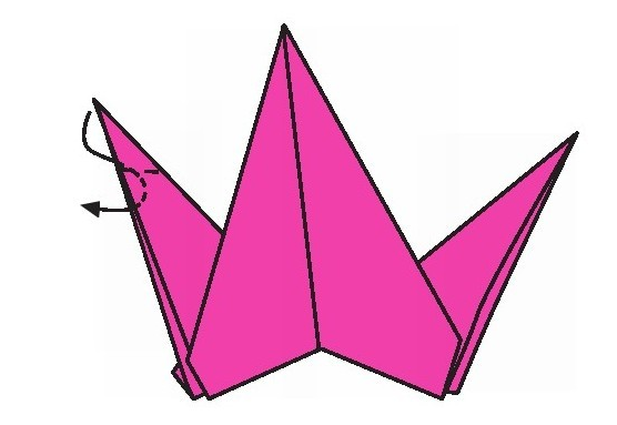 会飞的千纸鹤折纸教程：会飞的千纸鹤怎么折？（会飞的千纸鹤折纸）