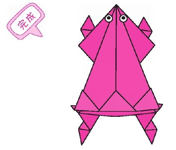 蹦跳小青蛙折纸教程：蹦跳小青蛙怎么折？（蹦跳小青蛙折纸）