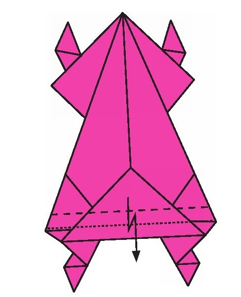 蹦跳小青蛙折纸教程：蹦跳小青蛙怎么折？（蹦跳小青蛙折纸）