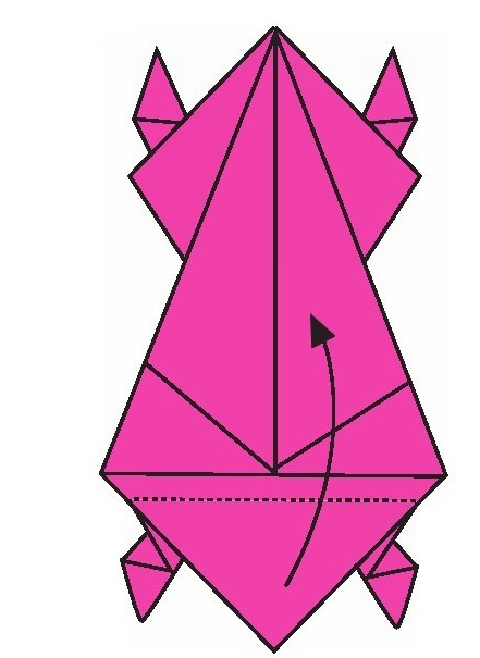 蹦跳小青蛙折纸教程：蹦跳小青蛙怎么折？（蹦跳小青蛙折纸）