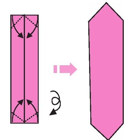 锋利的宝剑折纸教程：锋利的宝剑怎么折？（锋利的宝剑折纸）