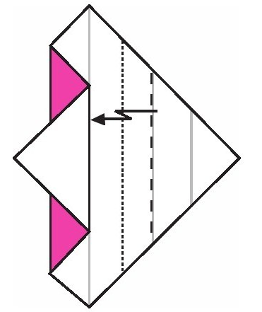 小熊抱着心折纸教程:小熊抱着心怎么折?(小熊抱着心折纸)插图5 小熊抱着心折纸教程:小熊抱着心怎么折?(小熊抱着心折纸)