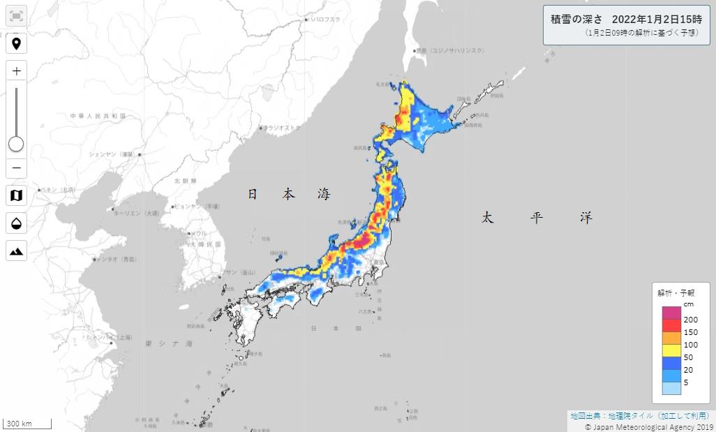 新年伊始日本西部多地遭暴风雪袭击，“大湖效应”的威力可见一斑
