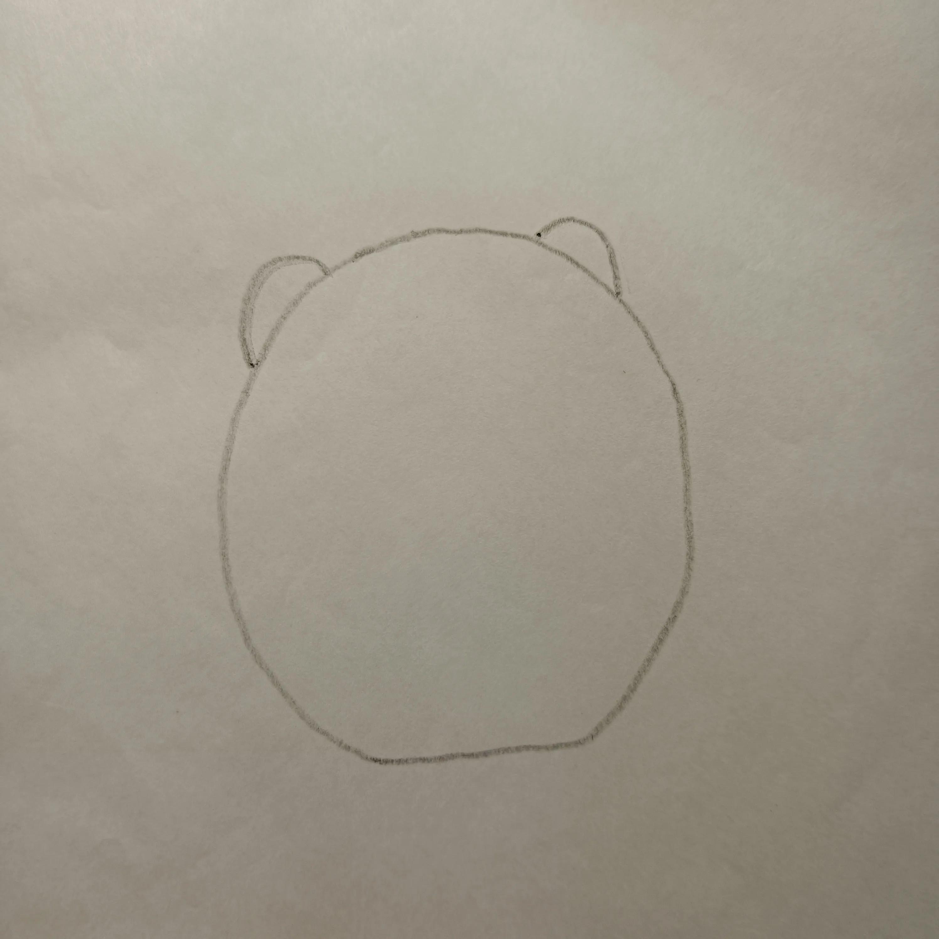 冰墩墩简笔画,简单又漂亮,为北京冬奥会加油插图2 冰墩墩简笔画,简单又漂亮,为北京冬奥会加油