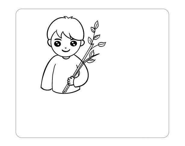 植树节画画作品简笔画怎么画简单又漂亮?植树节画画作品简笔画图片(附详细步骤教程)插图4 植树节画画作品简笔画怎么画简单又漂亮?植树节画画作品简笔画图片(附详细步骤教程)