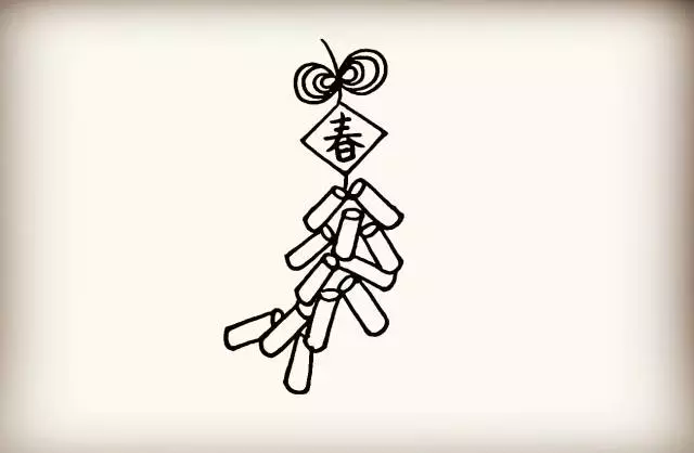 鞭炮简笔画怎么画简单又漂亮(带颜色)?鞭炮简笔画图片(附详细步骤、教程)插图5 鞭炮简笔画怎么画简单又漂亮(带颜色)?鞭炮简笔画图片(附详细步骤、教程)