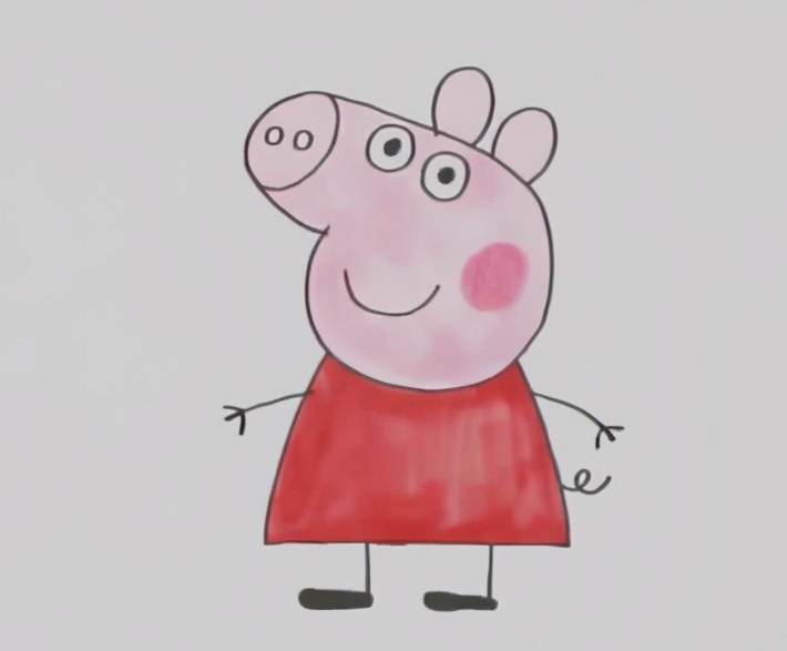 小猪佩奇简笔画怎么画？小猪佩奇简笔画图片，简单又漂亮（附详细步骤）