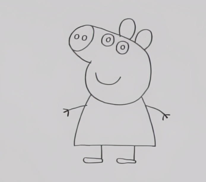 小猪佩奇简笔画怎么画？小猪佩奇简笔画图片，简单又漂亮（附详细步骤）