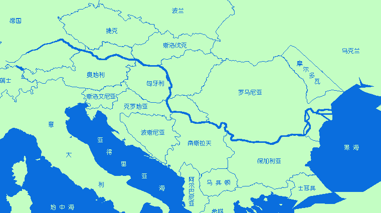 世界流经国家最多的河流是什么河?多瑙河插图1 世界流经国家最多的河流是什么河?多瑙河
