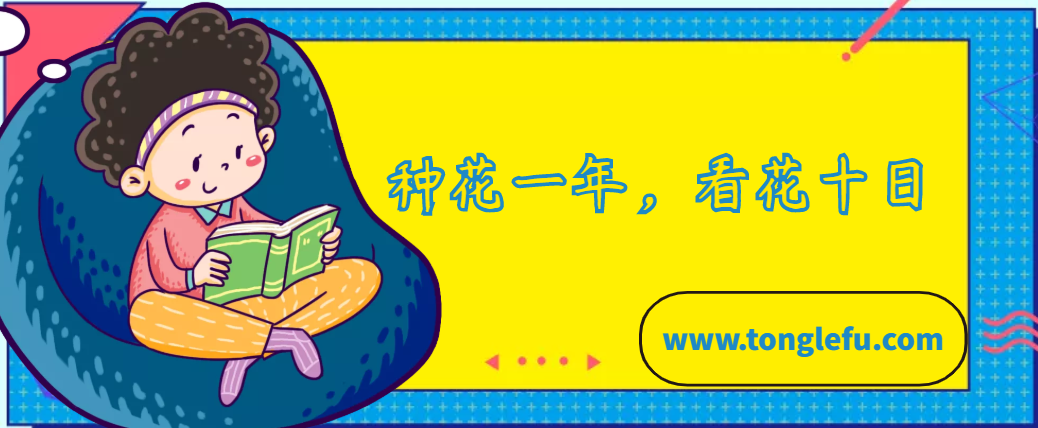 「中国俗语故事」种花一年,看花十日的故事插图 「中国俗语故事」种花一年,看花十日的故事