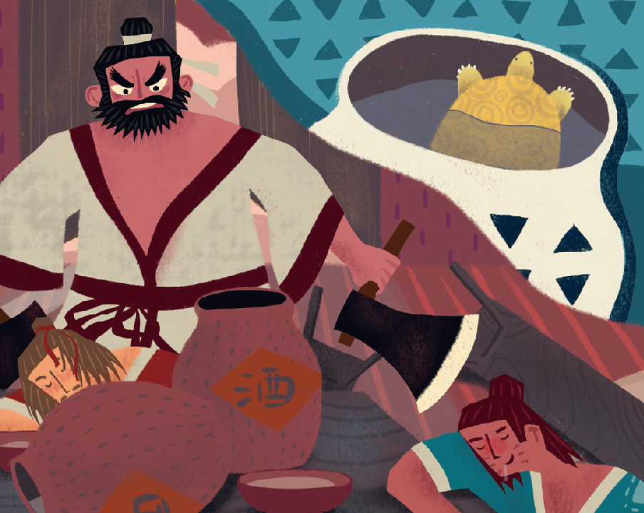 「成语故事」瓮中捉鳖插图 「成语故事」瓮中捉鳖